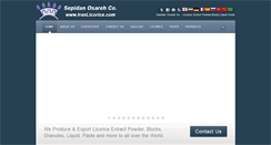 Desktop Screenshot of iranlicorice.com